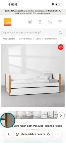 Bicama semi nova Abra Casa