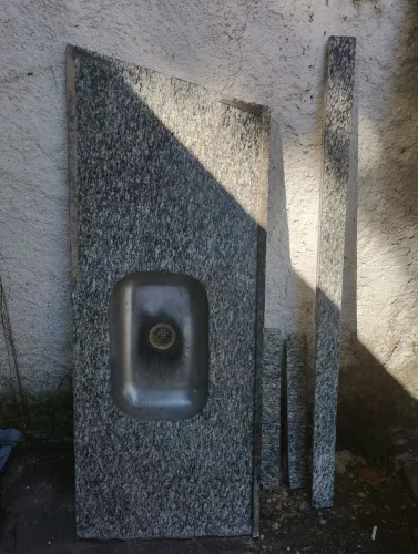 Pia para cozinha em granito 