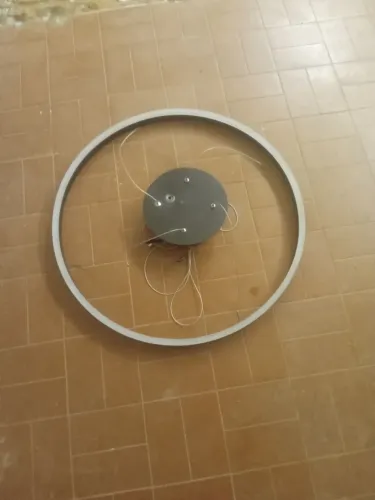 Luminária pendente Led circular