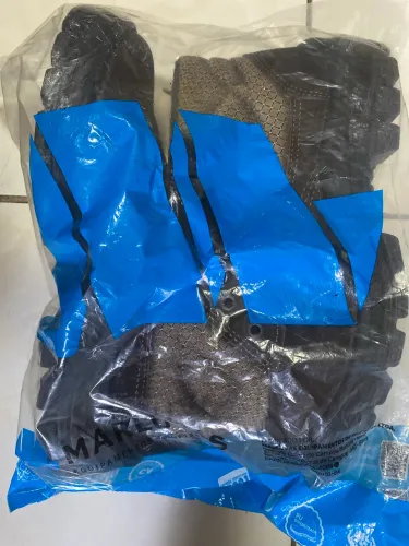 BOTA DE SEGURANÇA MARROM COURO NOBUK CAFÉ C PALMILHA HIGIÊNICA , BICO PVC N 41