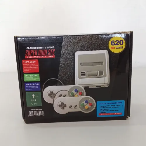 Vendo Super Mini SFC 8Bit Clássicos de Vídeo Game 620 Jogos Semi novo 