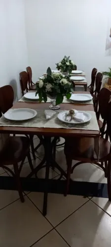 Mobiliário para Restaurante | Mesa + 4 Cadeiras Artesian | Alto Padrão