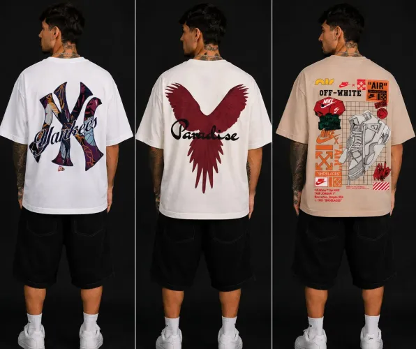 Camiseta oversais