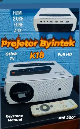 Projetor Byintek K18 Full HD 