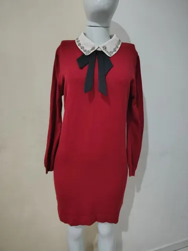 Vestido de manga desapego