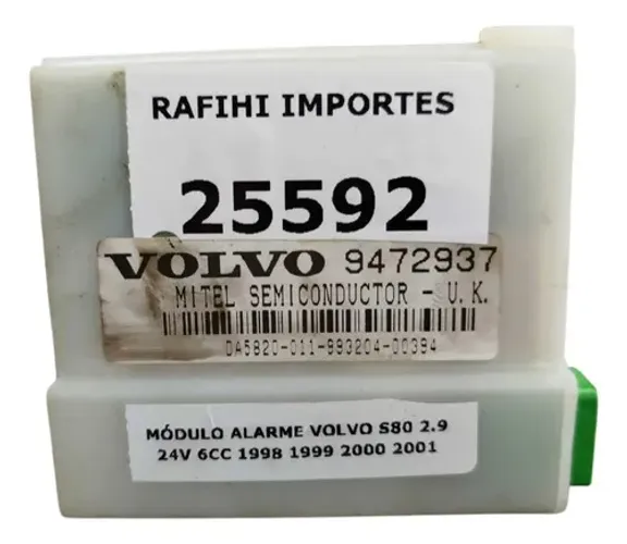 Módulo Alarme Volvo S80 2.9 24v 6cc 1998 1999 2000 2001 