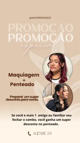 Maquiagem e Penteado