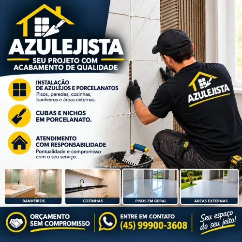 Azulejista profissional.