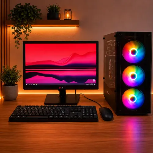 PC GAMER COMPLETO I7 32 GB de RAM + TELA E ACESSÓRIOS