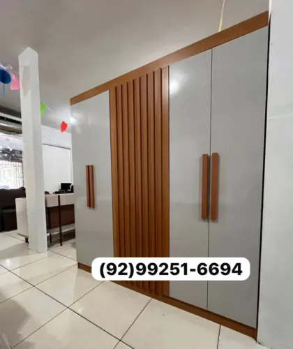 guarda roupa 6 portas mdf