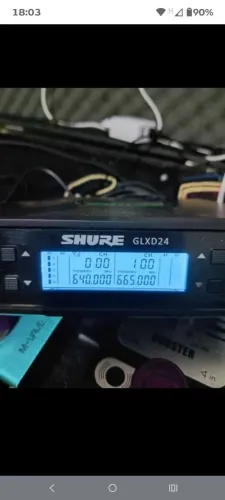 Transmissor sem fio Shure GLDX24 duplo