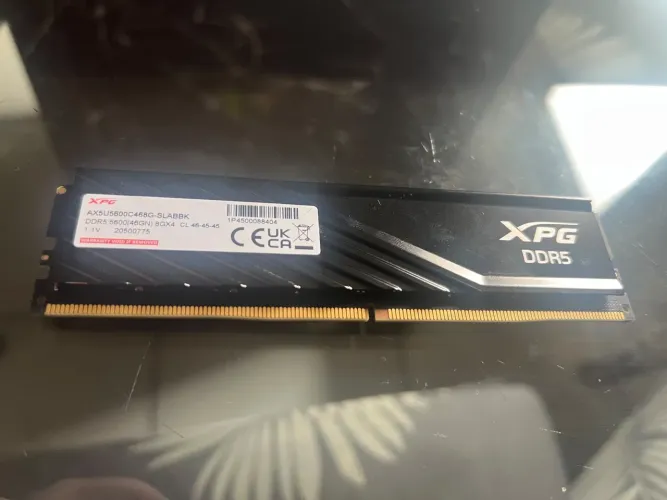 Memória Ddr5 Xpg Lancer Blade, 8GB, 5600mhz, Preto - Ax5u5600c468g-slabbk