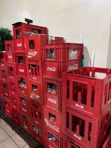 Engradado coca ls e ks vidro
