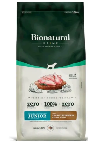 BIONATURAL RAÇAS MÉDIAS JÚNIOR 15KG
