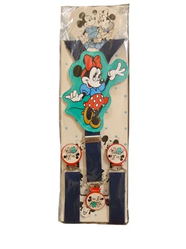 Suspensório antigo Mickey e Minnie