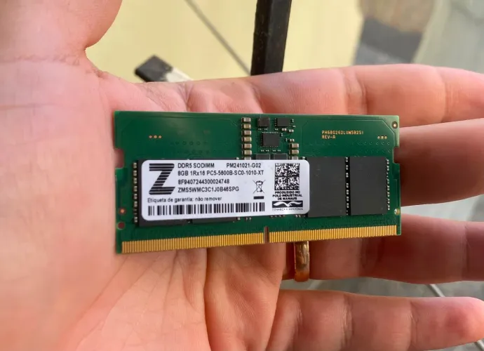Memória DDR5 8gb 5600mhz Notebook 