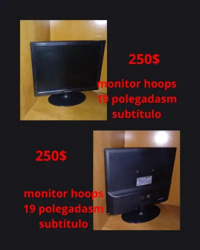 Monitor Hoopson de 19 polegadas