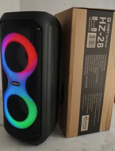 Caixa Bluetooth Heruz Nova Original 