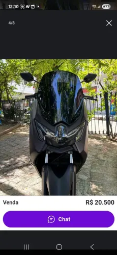 Yamaha nmax 2025 novinha pouco rodada sem detalhes