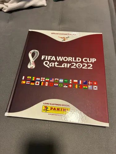 Album da copa 2022 capa dura