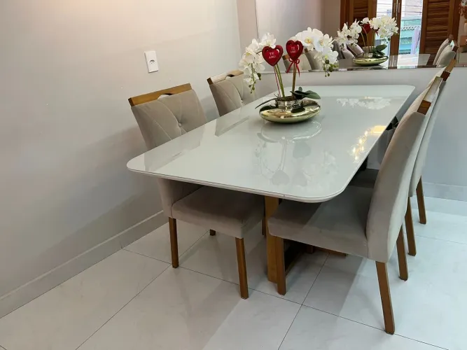 Conjunto de cadeiras para mesa de jantar (6 unidades)