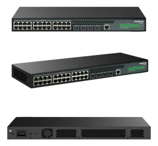 Switch Intelbras S2328ga Gerenciavel 24 Portas + 4p Sfp 1000