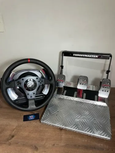 Volante Thrustmaster T500RS GT + Pedal T3Pa Pro inversível