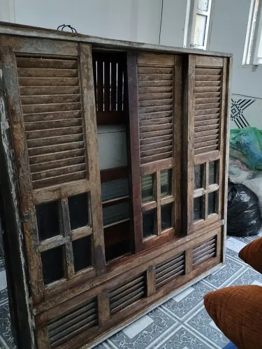 BAZAR LVS SOCIAL - DOIS JANELÕES DE MASSARANDUBA USADOS 
