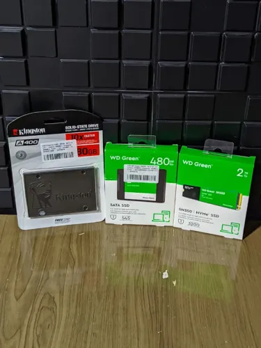 (Novo c/nf) SSD Sata e Nvme 480gb / 2TB