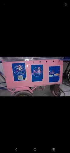 Carro de lanche com estufa