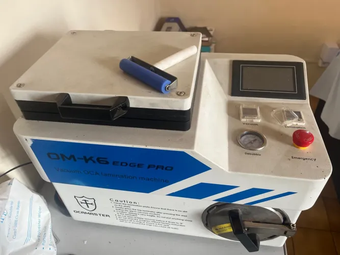 Máquina Ocamaster OM-K6 Edge Pro + Brinde Vidros Variados (Excelente Estado)