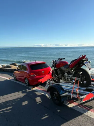 CARRETINHA PLATAFORMA PARA 3 MOTOS NOVA DE FÁBRICA 