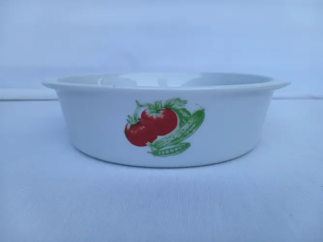 Assadeira Refratária Porcelana Real Calorama 97/22 - Vintage - 20 cm