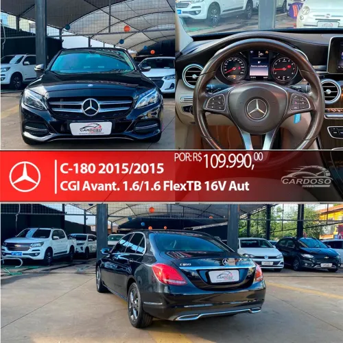 Mercedes-Benz C-180 CGI Exc. 1.6/1.6 Flex TB 16V Aut. 2015
