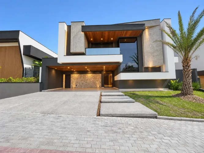Casa contemporânea com 5 suítes e piscina | Projeto Ohira Arquitetura