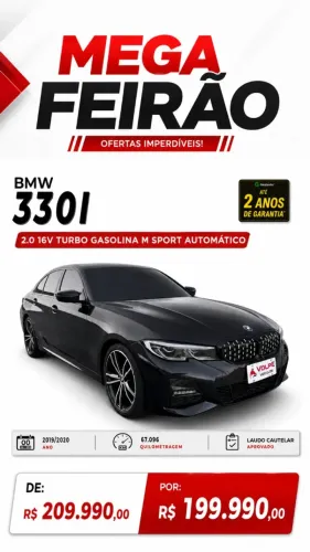 BMW 330I Sport 2.0 TB 16V 4P 2020