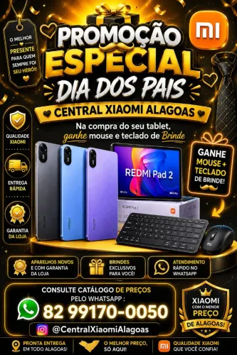 TABLET XIAOMI REDMI PAD 2 - PROMOÇÃO ESPECIAL DIA DOS PAIS 