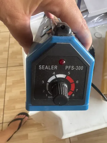 Seladora Manual De Plástico Profissional Portátil 30 cm + Lanmax