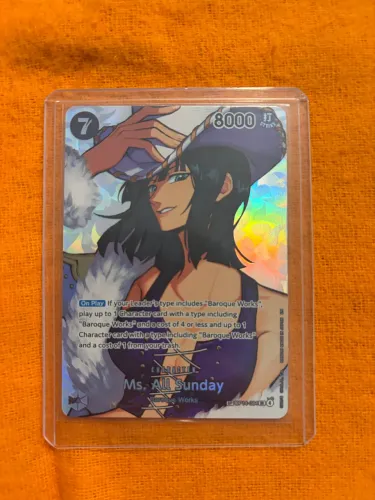 Carta Raríssima One Piece TCG Ms. All Sunday (SP) OP14-084