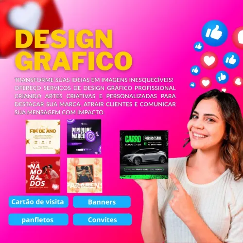 Faço serviço de anúncios, cartão visitas, para sua loja