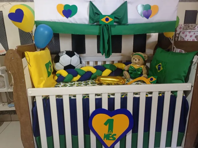 Decoração de berço da copa
