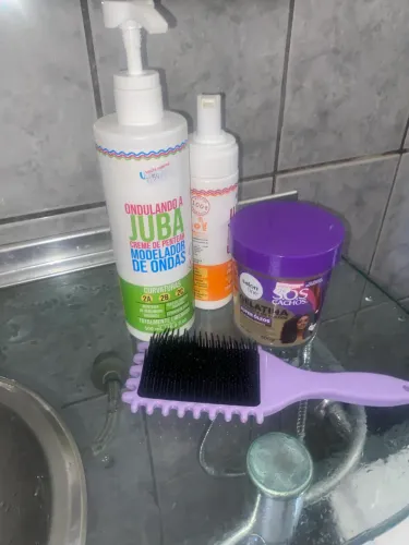 Kit cabelo juba usado apenas 3 vezes