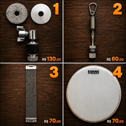 Peças p/ Bateria - Leia a descrição