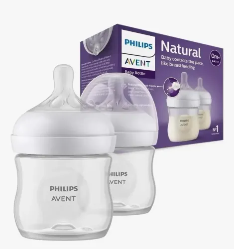 kit 2 mamadeiras philips avent pétala 125ml 0m+
