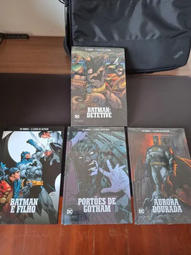 HQs A Lenda Do Batman (Eaglemoss) - 4 Primeiros Livros Capa Dura
