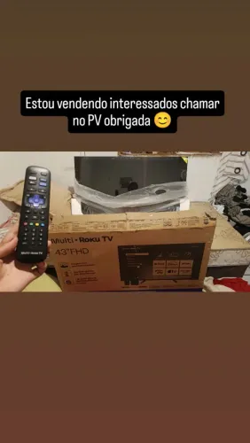 TV smartv 43 polegadas nova 