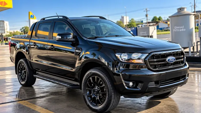 Ford Ranger Black 2.2 4X2 CD Diesel AUT 2022