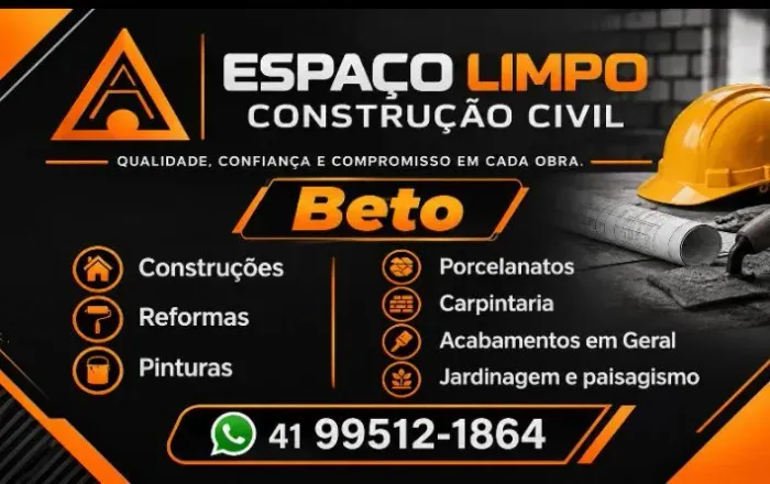 Construção, reforma e jardinagem