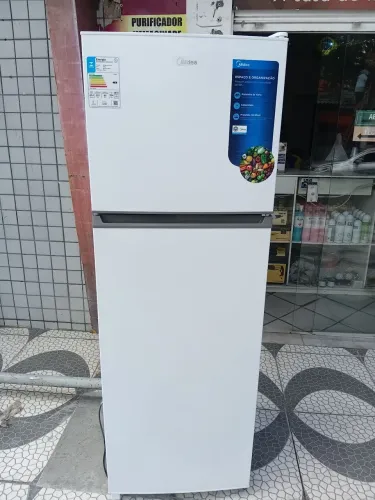 GELADEIRA MIDEA SEMI NOVA 90 DIAS DE GARANTIA DA LOJA IMPERDÍVEL