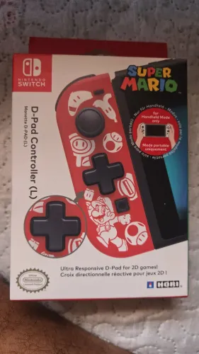 Controle switch D-Pad Mario